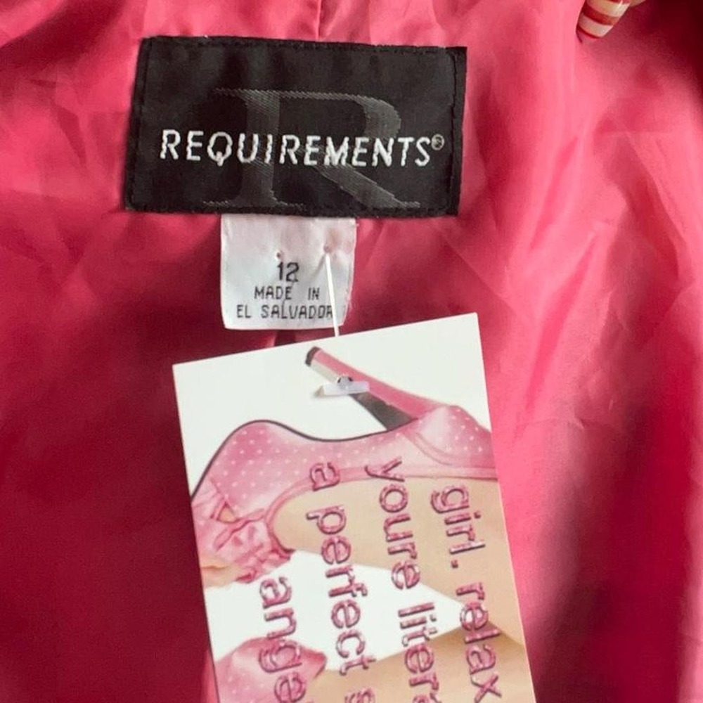 LEGALLY BLONDE Pink Plaid Wool-Blend Jacket - Picture 6 of 7